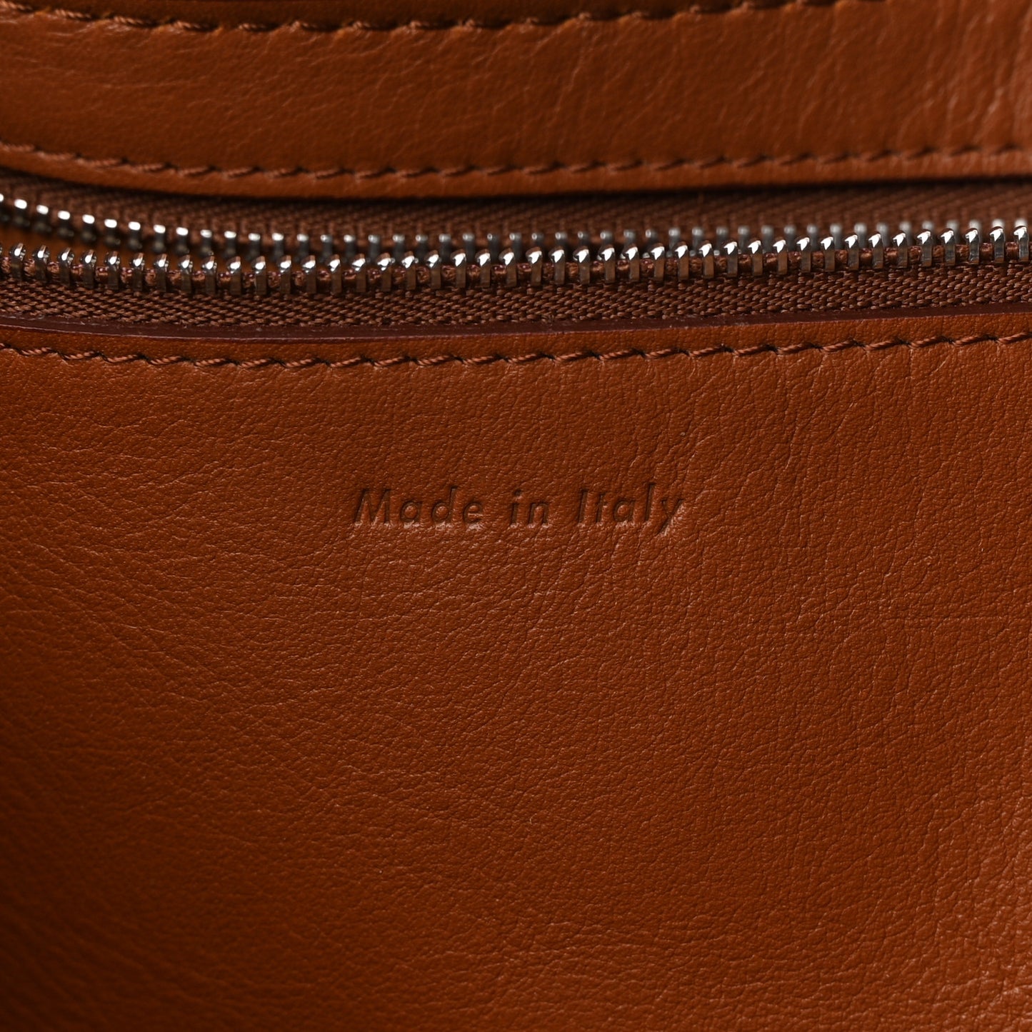 Smooth Calfskin Medium Big Bag Tan