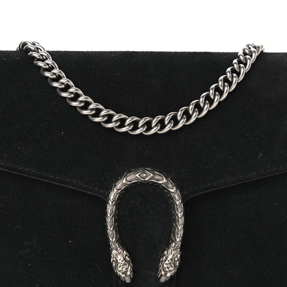 Gucci Suede Mini Dionysus Chain Wallet Black 6 of 8