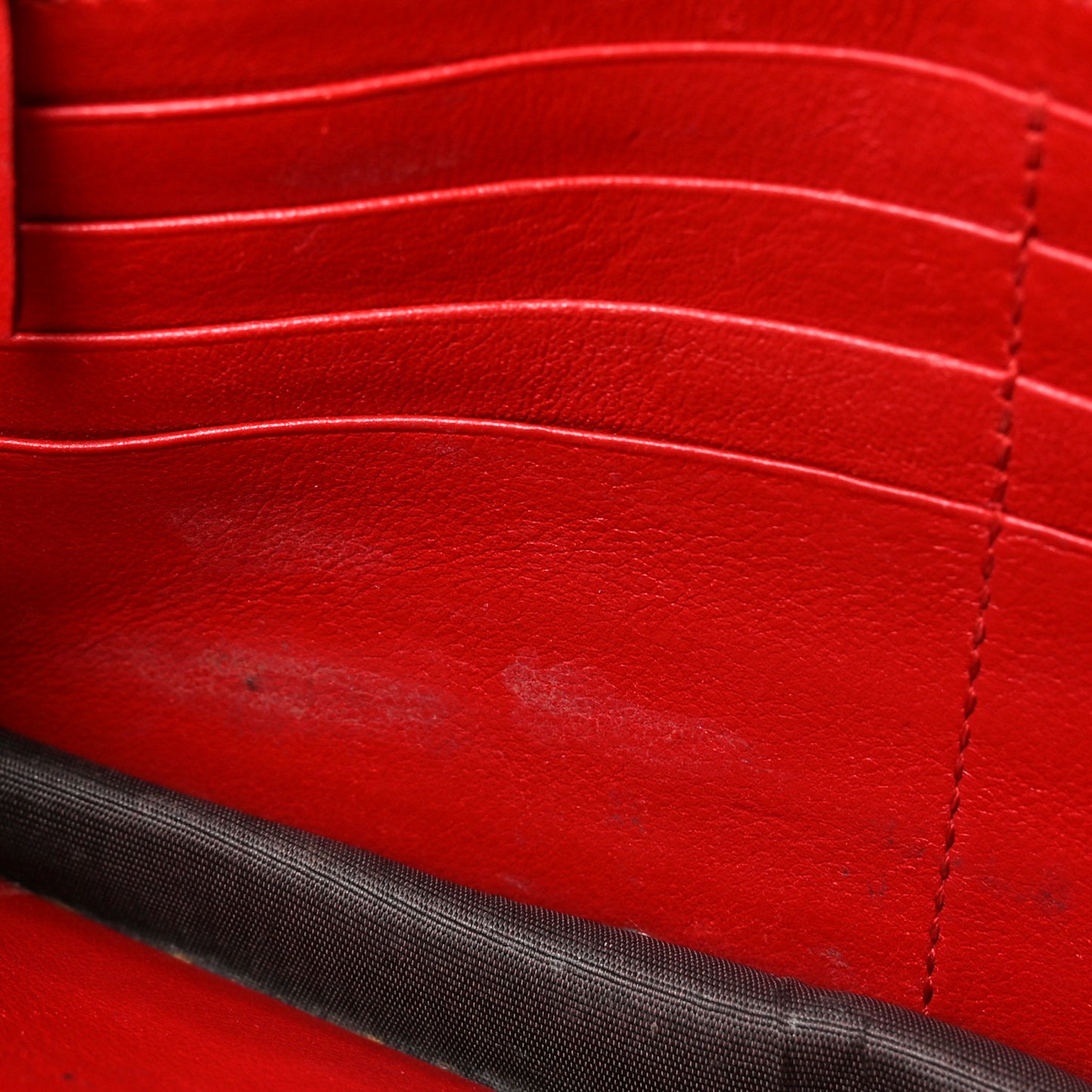 Shade Lux Calfskin Icon Wallet Hibiscus Red