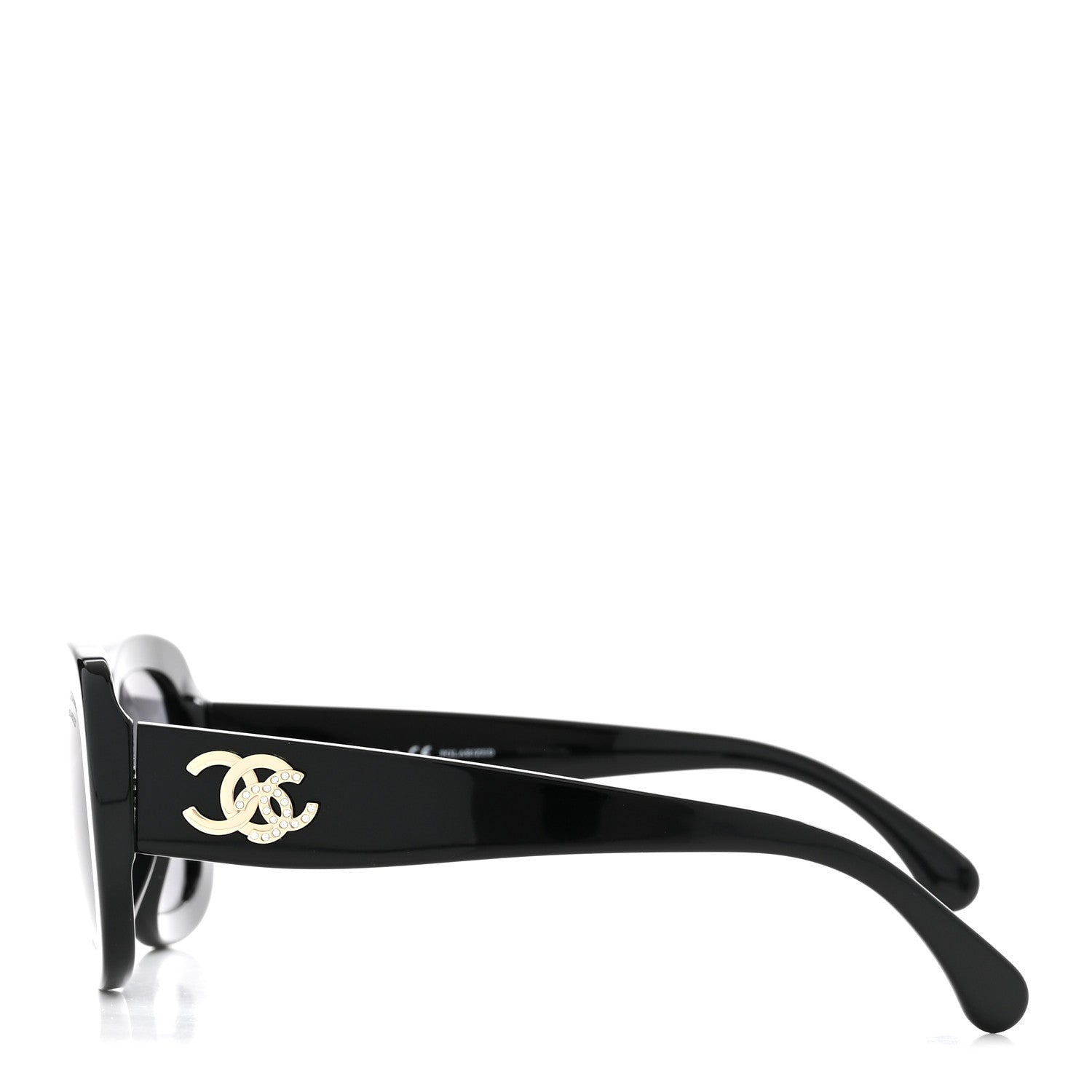 Chanel Acetate Polarized CC Sunglasses 5468-B-A Black 1939876