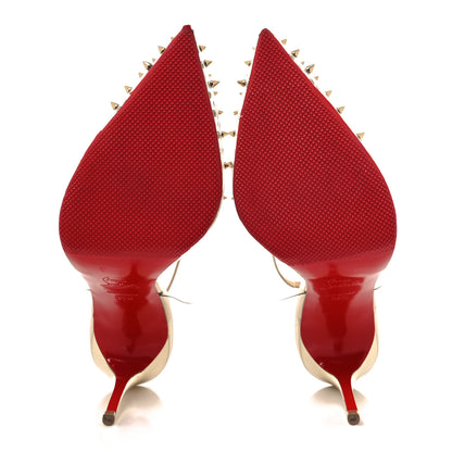 Christian Louboutin CHRISTIAN LOUBOUTIN PVC Specchio Spikoo 100 Pumps 39.5 Light Gold 5 of 9