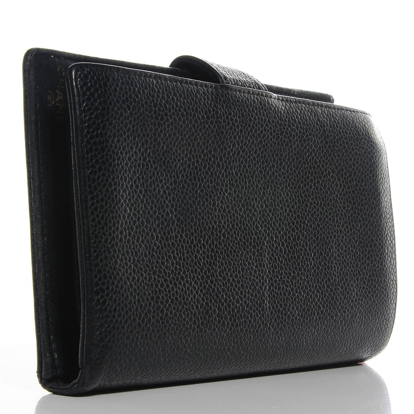 Caviar Timeless CC French Wallet Black