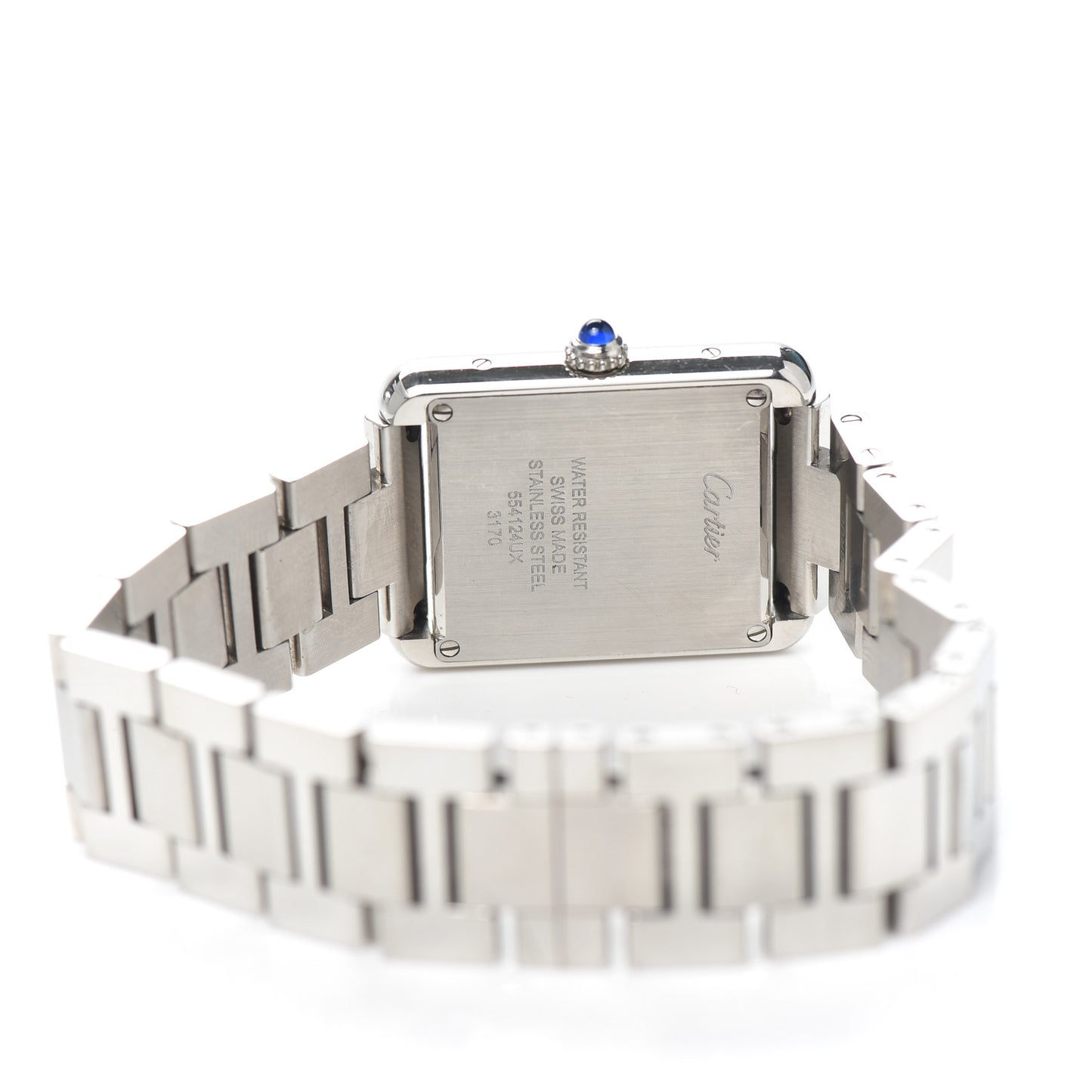 Stainless Steel 24mm Tank Solo Quartz Watch