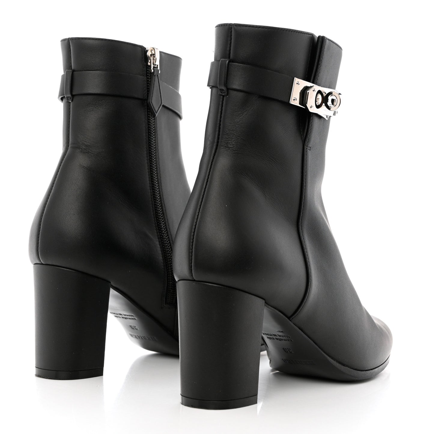 Calfskin Saint Germain Ankle Boots 38 Black