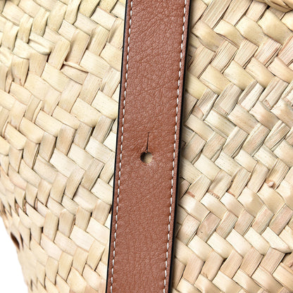 Loewe Raffia Small Basket Tote Bag Natural Orange 11 of 11
