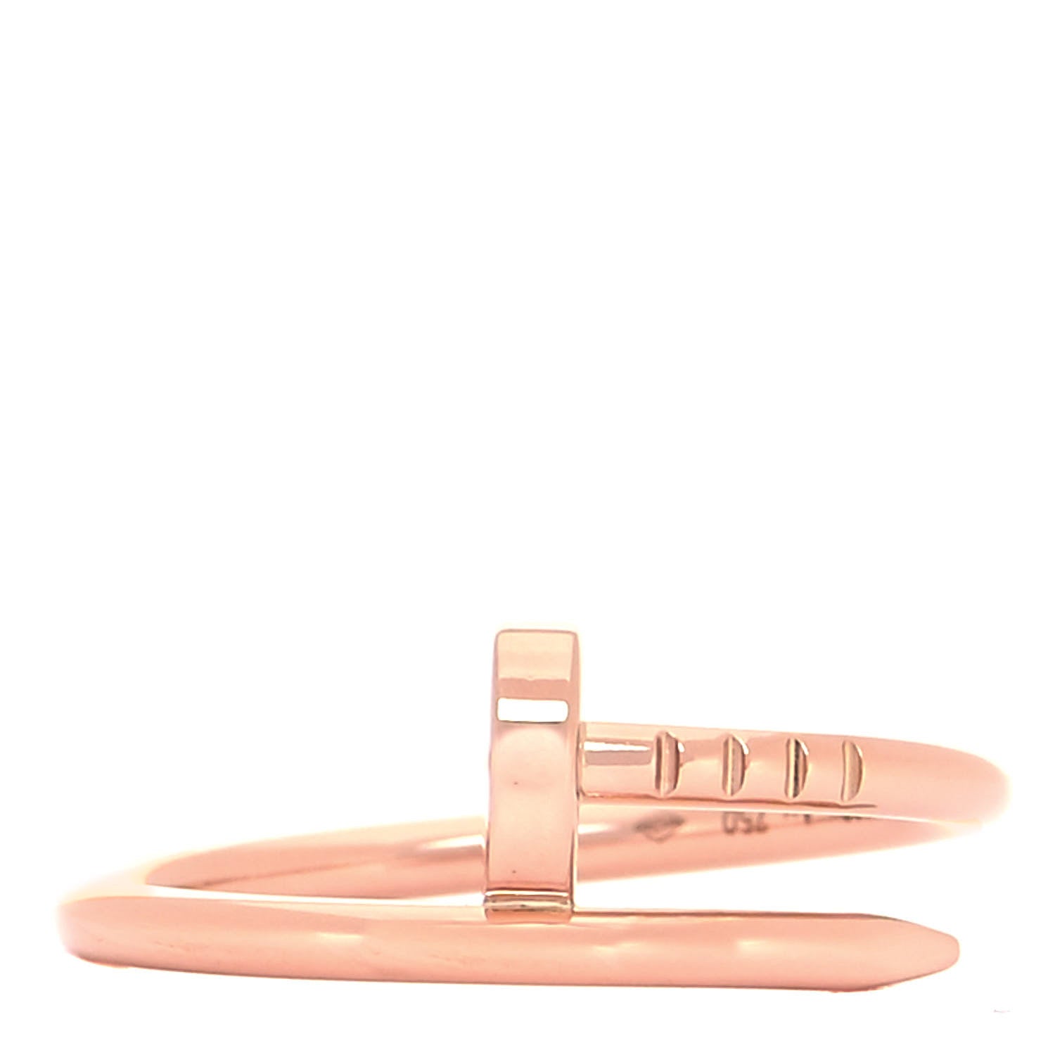 Cartier 18K Pink Gold Small Juste Un Clou Ring 51 5.75 1 of 5
