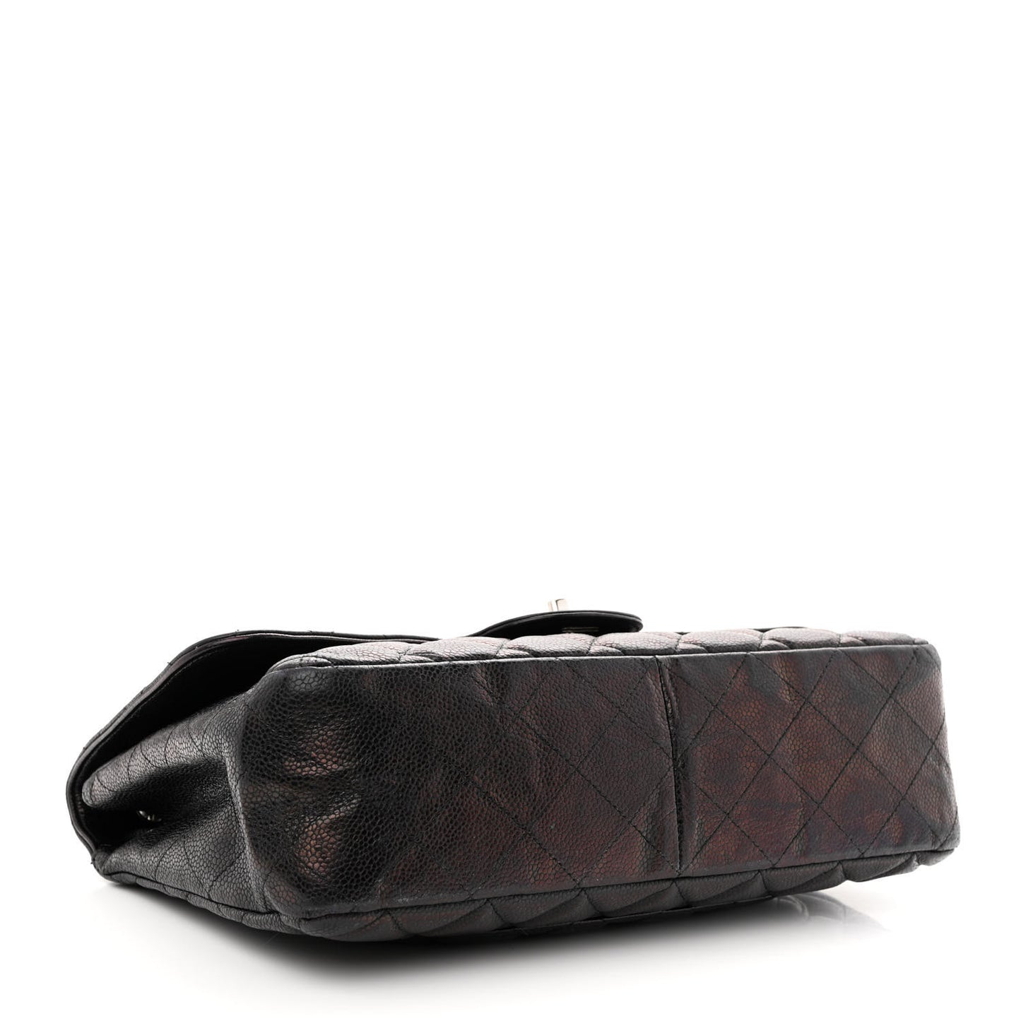 Caviar Quilted Jumbo Single Flap Black