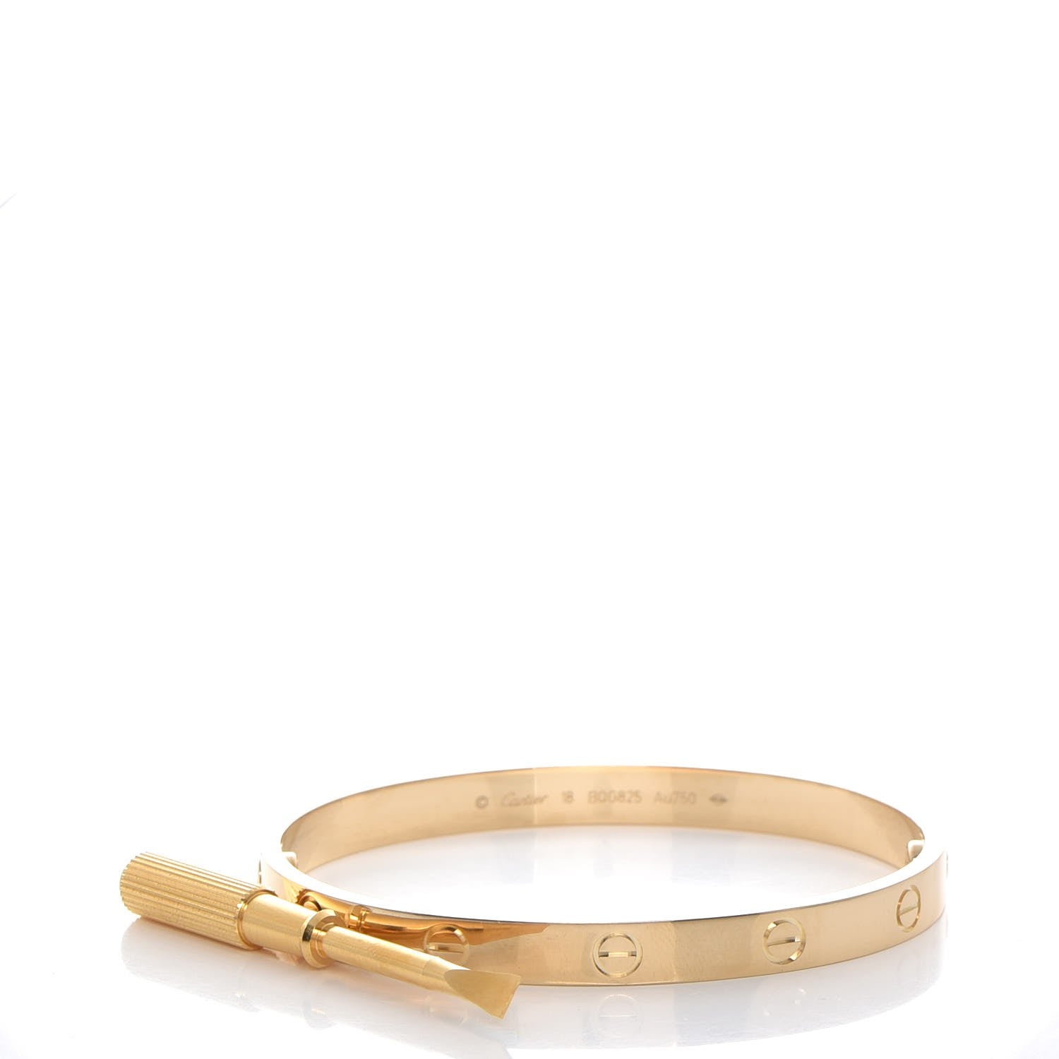 Cartier 18K Yellow Gold LOVE Bracelet 18 3 of 10