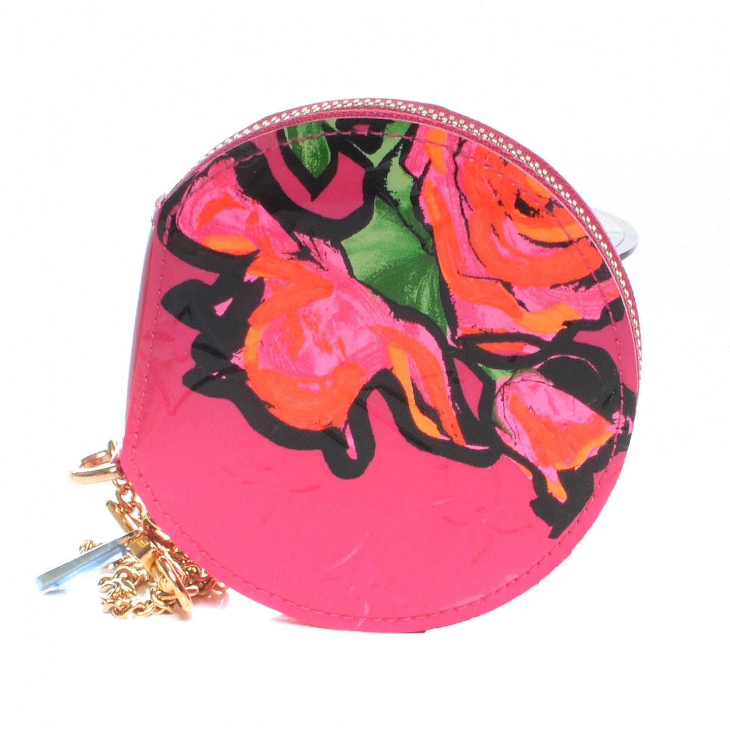Vernis Roses Chapeau Coin Purse Rose Pop