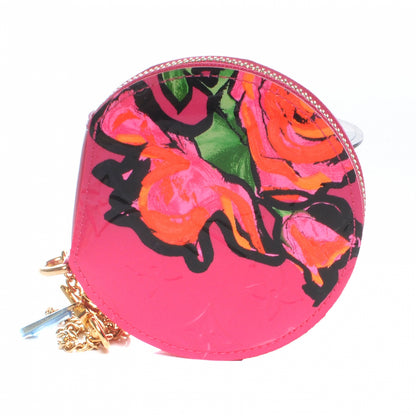 Louis Vuitton Vernis Roses Chapeau Coin Purse Rose Pop 3 of 7