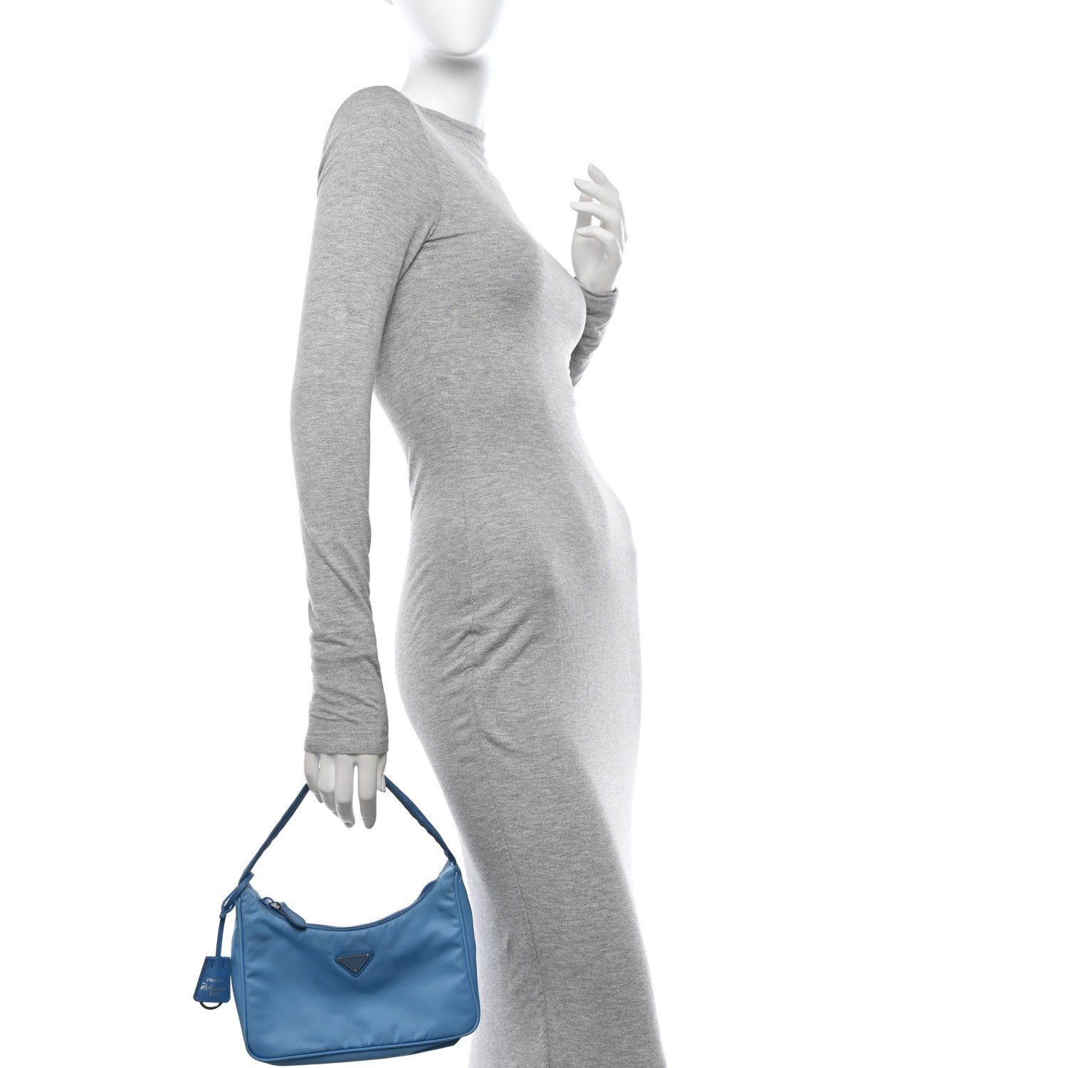 Prada Re-Nylon Saffiano Mini Re-Edition 2000 Bag Pervinca 3 of 14