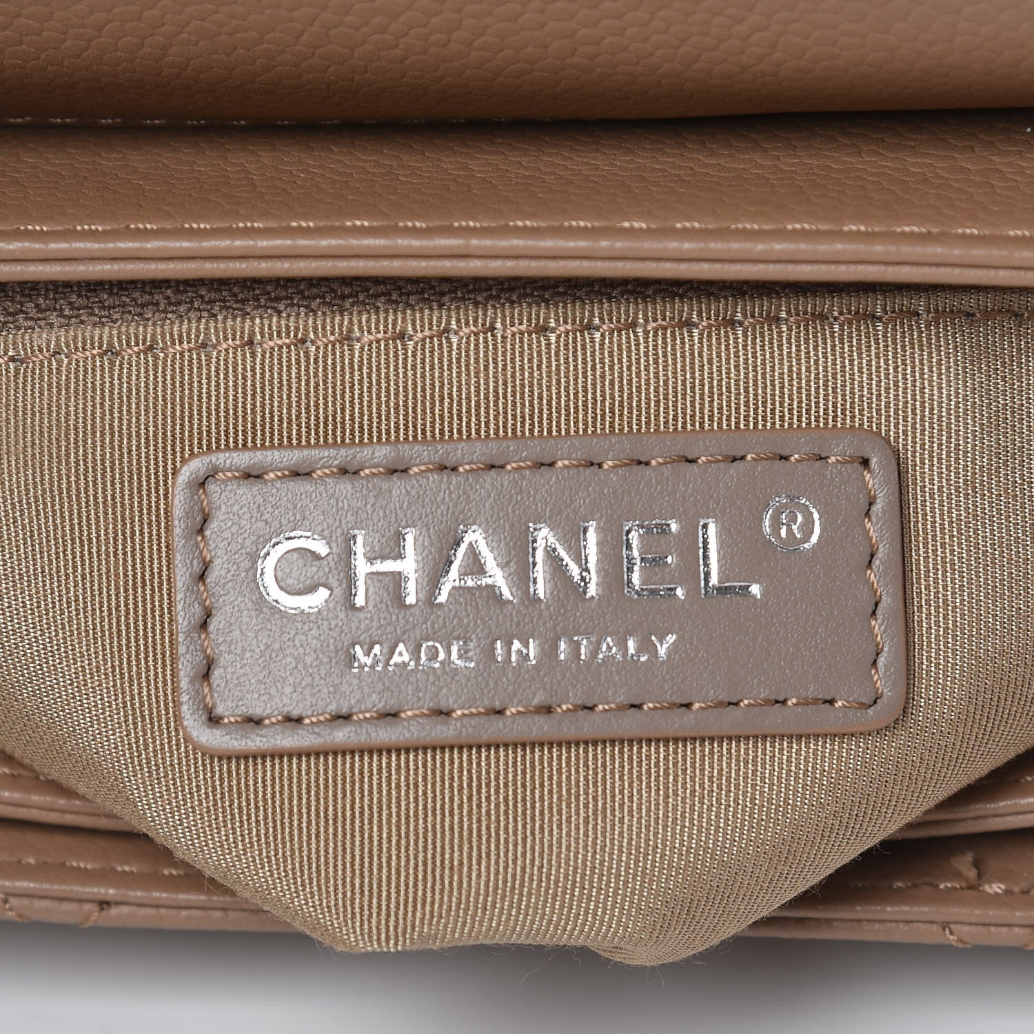 Chanel Caviar All About Flap Bag Beige 8 of 10
