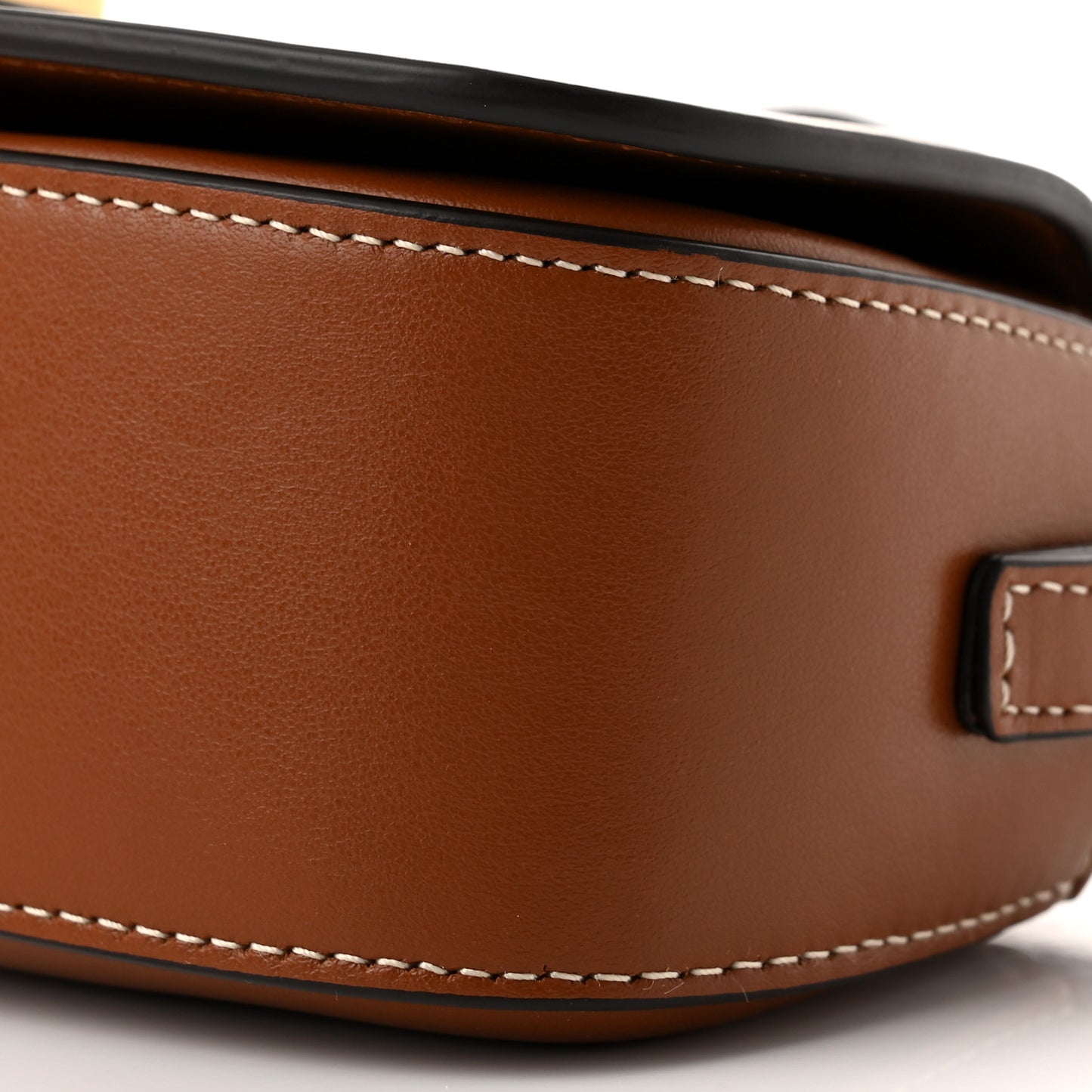 Smooth Calfskin Tabou Clutch On Strap Tan