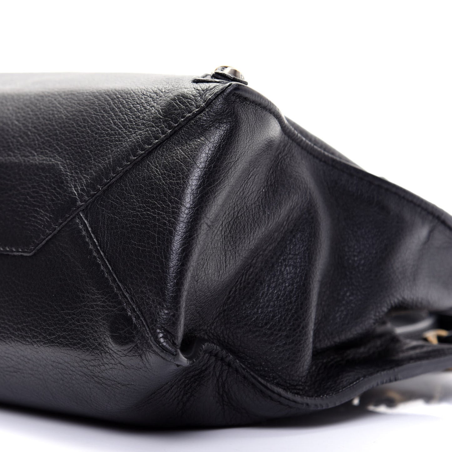 Calfskin Papier Mini A4 Tote Black