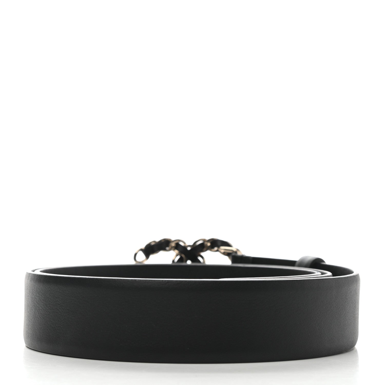 Chanel Lambskin CC Chain Belt 90 36 Black 2 of 7