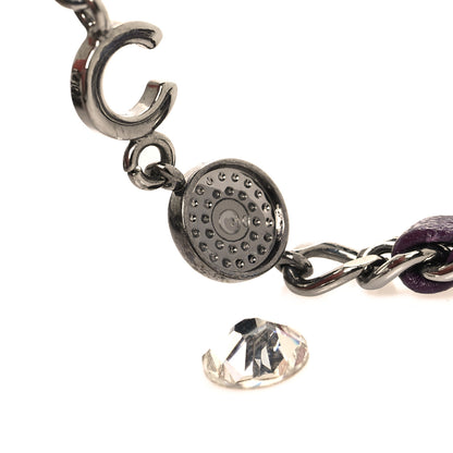 Chanel Acetate Metal Lambskin Square Chain Sunglasses 5210-Q-A Purple 8 of 9