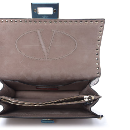 Valentino Garavani Vitello Small Rockstud No Limit Shoulder Bag Poudre 5 of 8