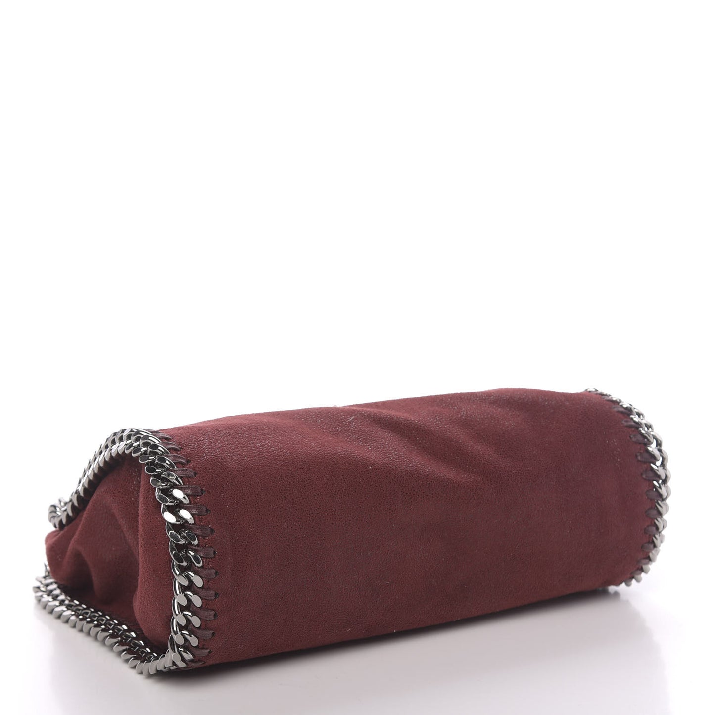 Shaggy Deer Mini Falabella Fold Over Tote Ruby