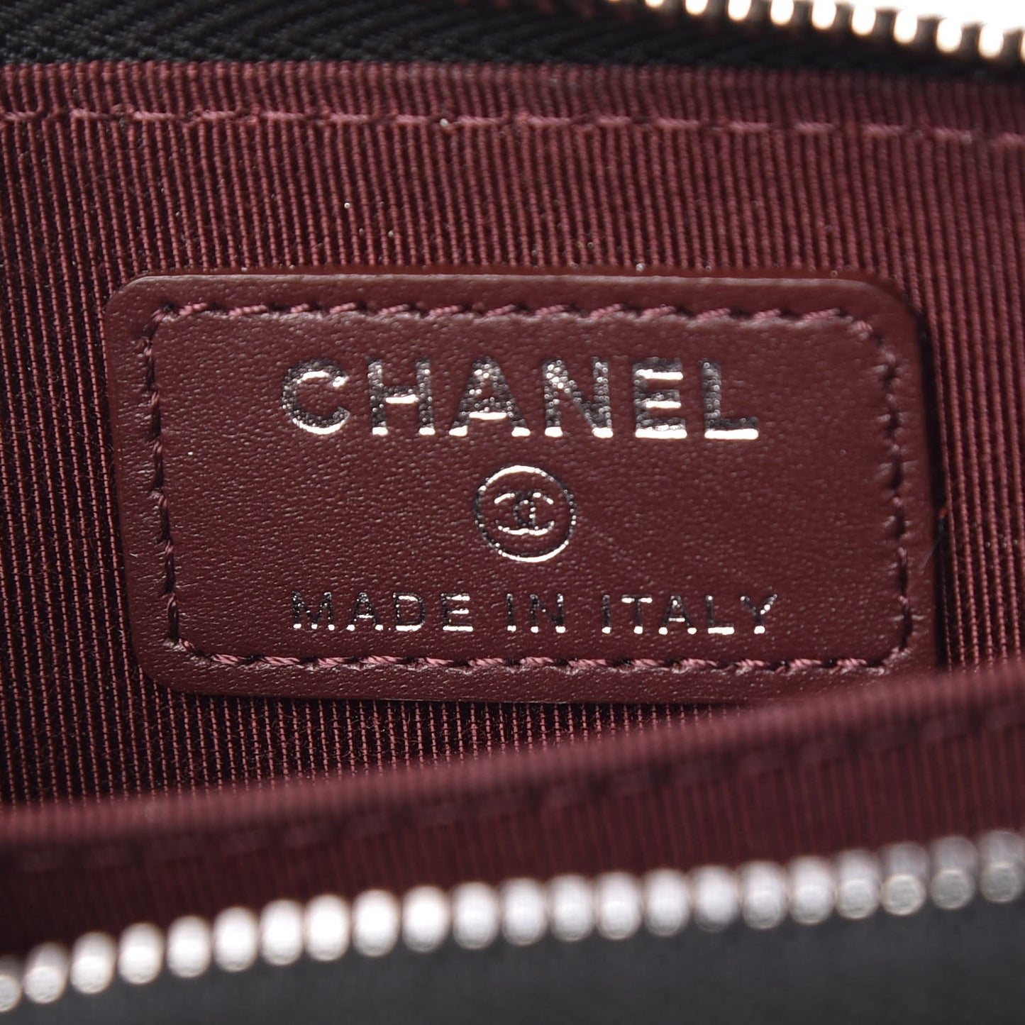 Caviar Quilted Zip Coin Purse Black