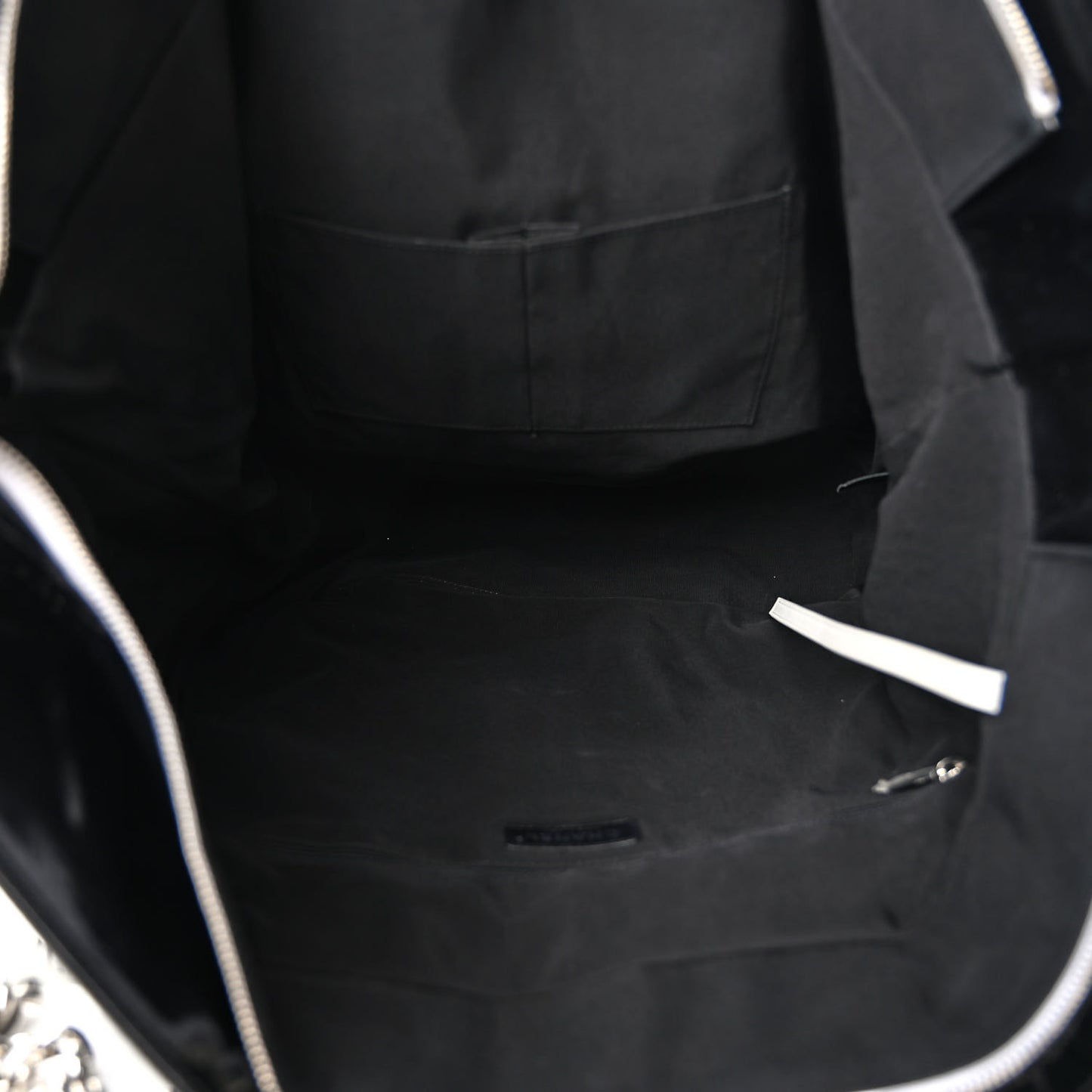 Vinyl Large La Pausa Bay Shopping Bag Black