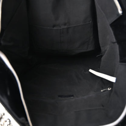 Chanel Vinyl Large La Pausa Bay Shopping Bag Black 5 of 11