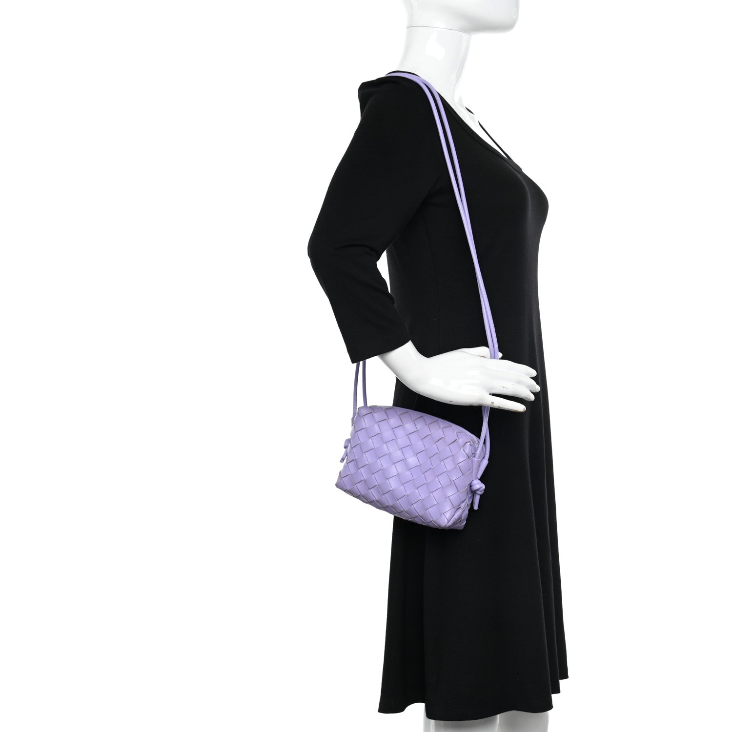 Bottega Veneta Nappa Intrecciato Mini Loop Camera Bag Wisteria 2 of 9