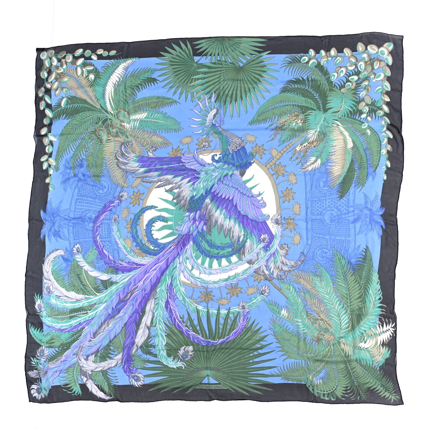 Silk Mousseline Mythiques Phoenix Shawl 140