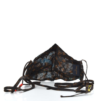 Louis Vuitton Cotton Silk Monogram LV Friends Face Mask Brown 2 of 5