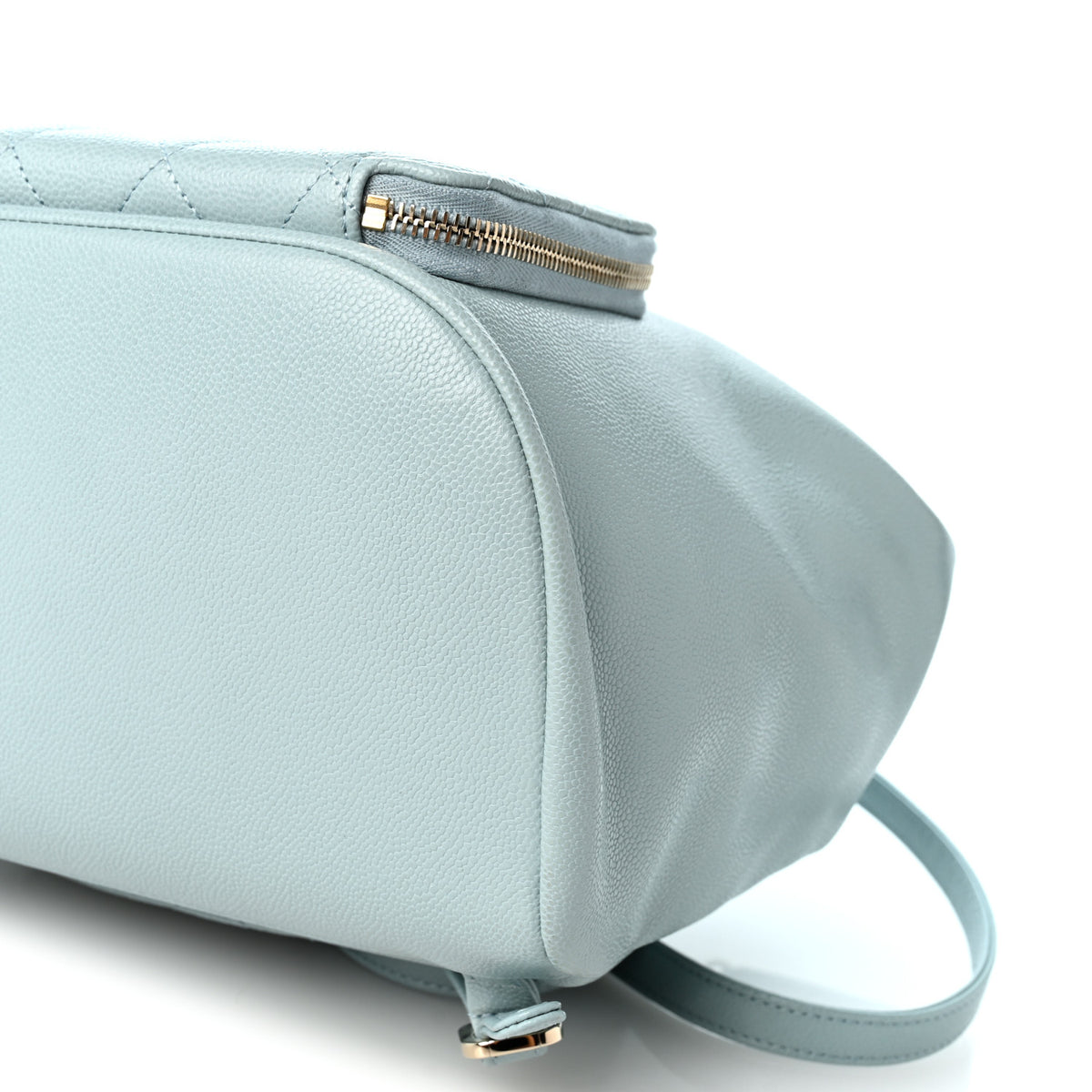 Chanel Caviar Quilted Business Affinity Backpack Light Blue 10 of 10