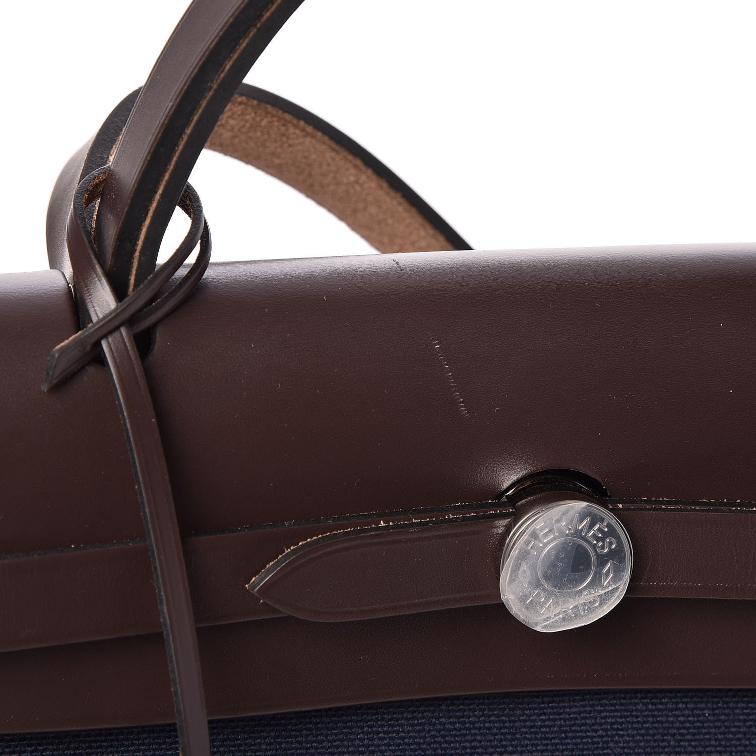 Hermes Toile Vache Hunter Herbag Zip PM 31 Bleu Marine Ebene 6 of 8