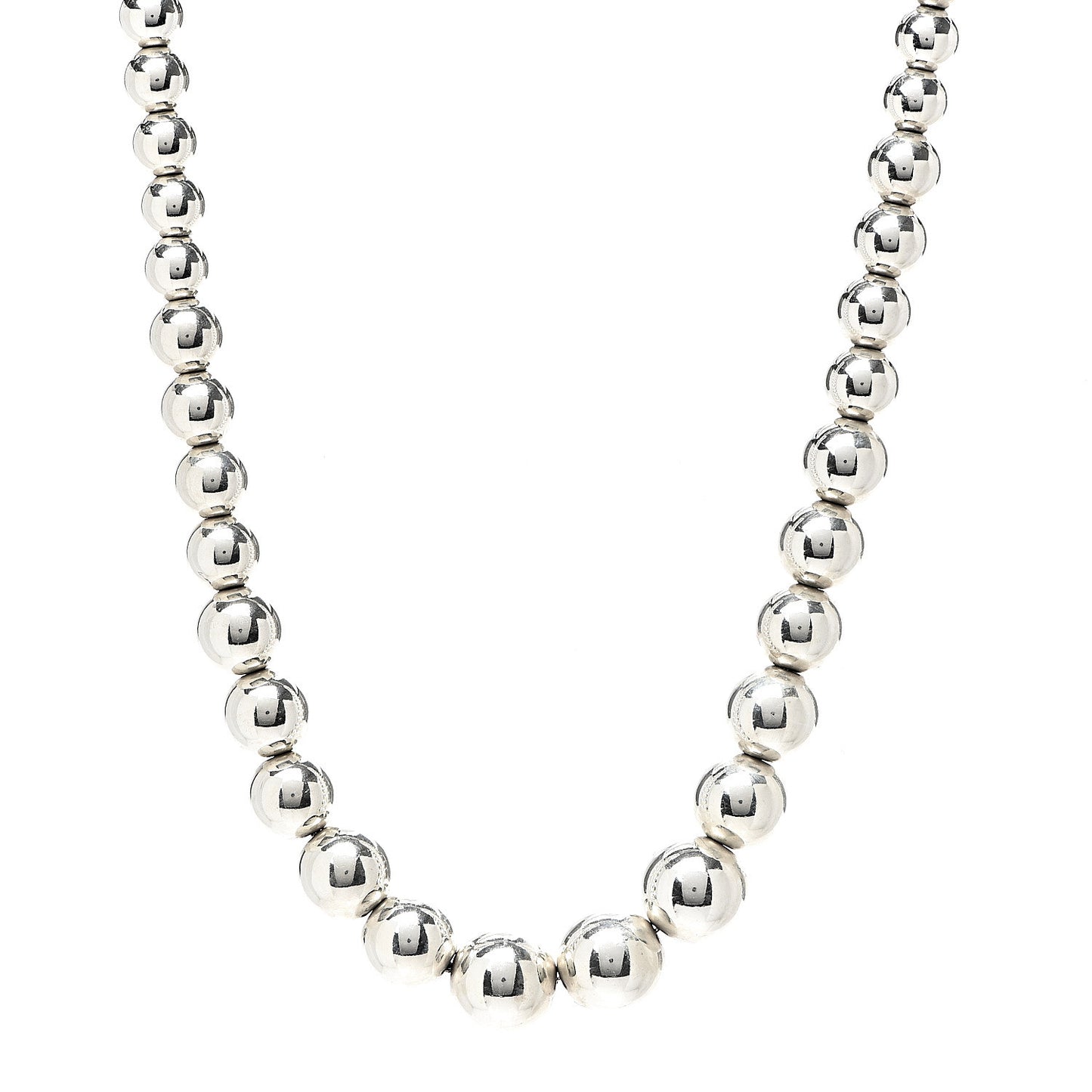 Sterling Silver HardWear Graduated Ball Necklace