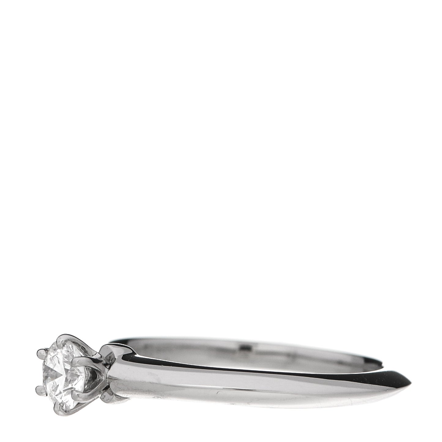 Platinum Diamond .24ct Solitaire Engagement Ring 49 5
