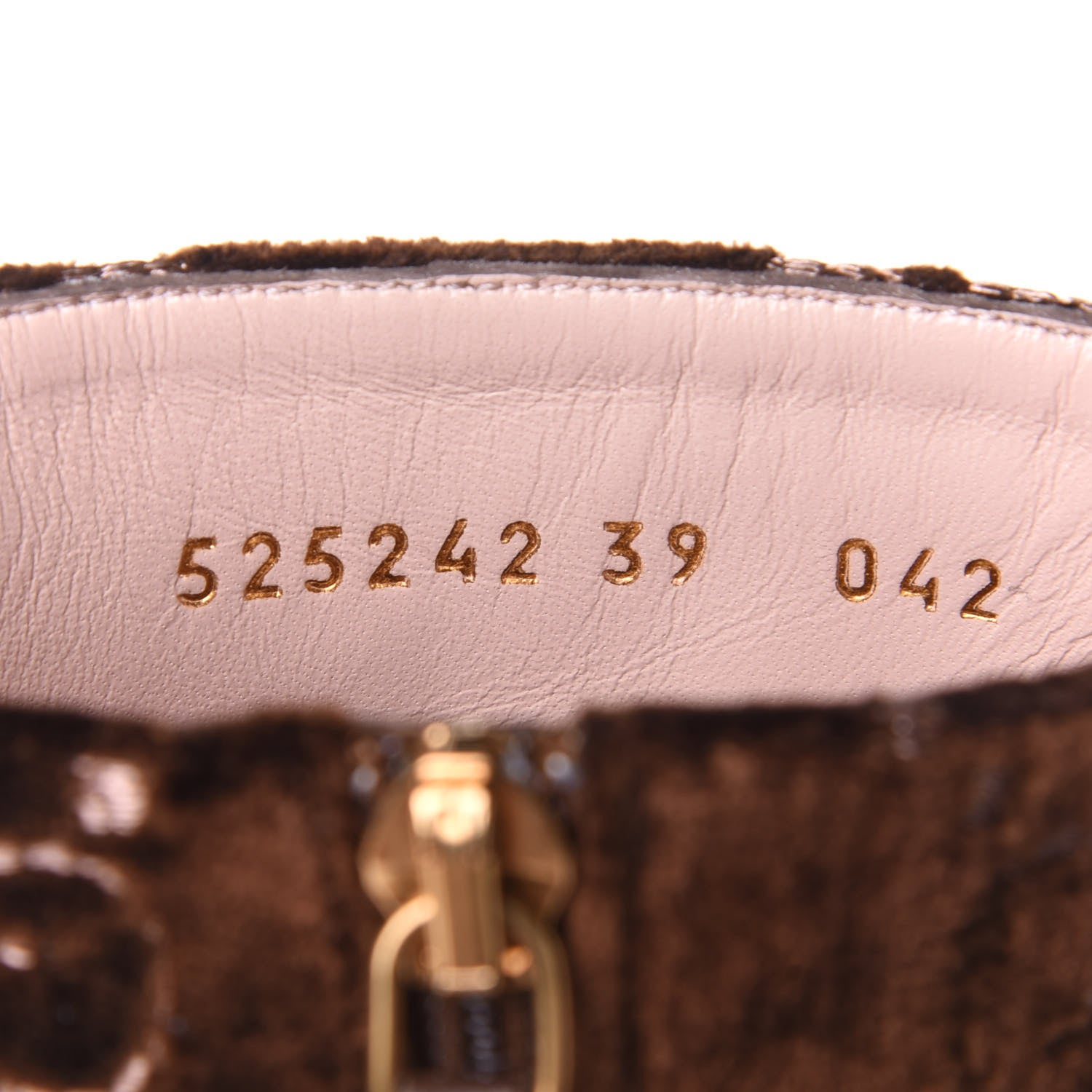 Gucci Velvet GG Monogram Crystal Horsebit Ankle Boots 39 Brown Vintage Cocoa 10 of 11