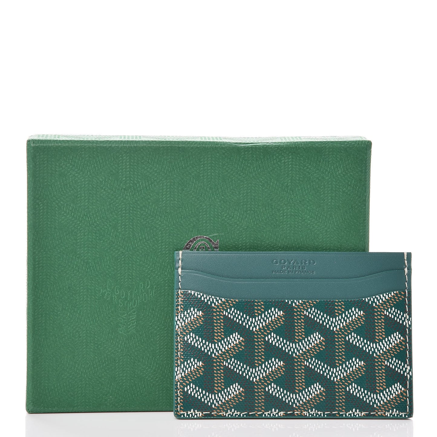 Goyardine Saint Sulpice Card Holder Green