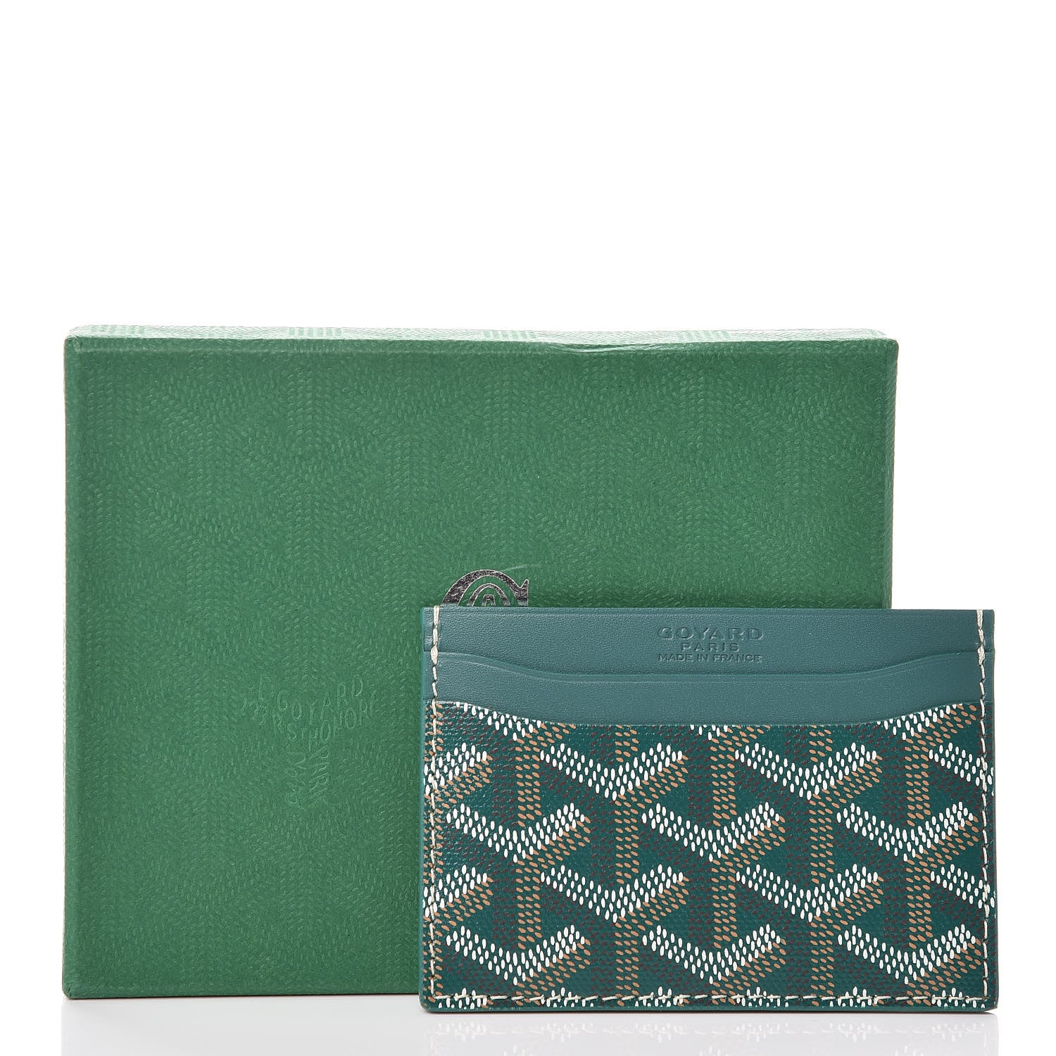 Goyard Goyardine Saint Sulpice Card Holder Green 7 of 7