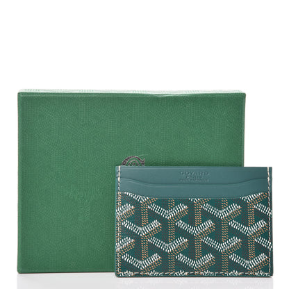 Goyard Goyardine Saint Sulpice Card Holder Green 7 of 7