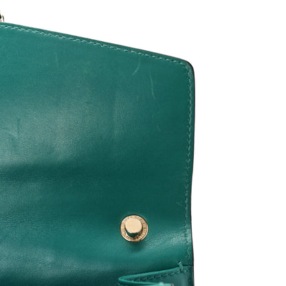 Bulgari Calfskin Small Serpenti Forever Snake Strap Crossbody Bag Emerald Green 10 of 12