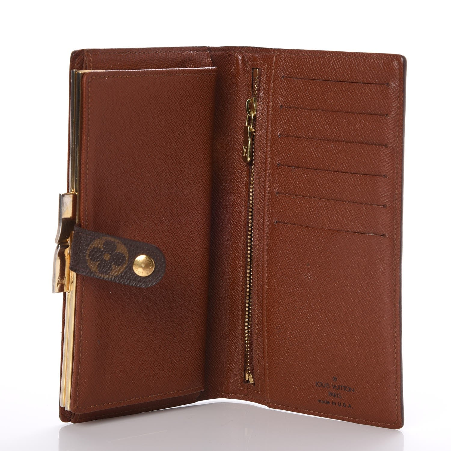Louis Vuitton Monogram Continental French Purse Wallet 5 of 9