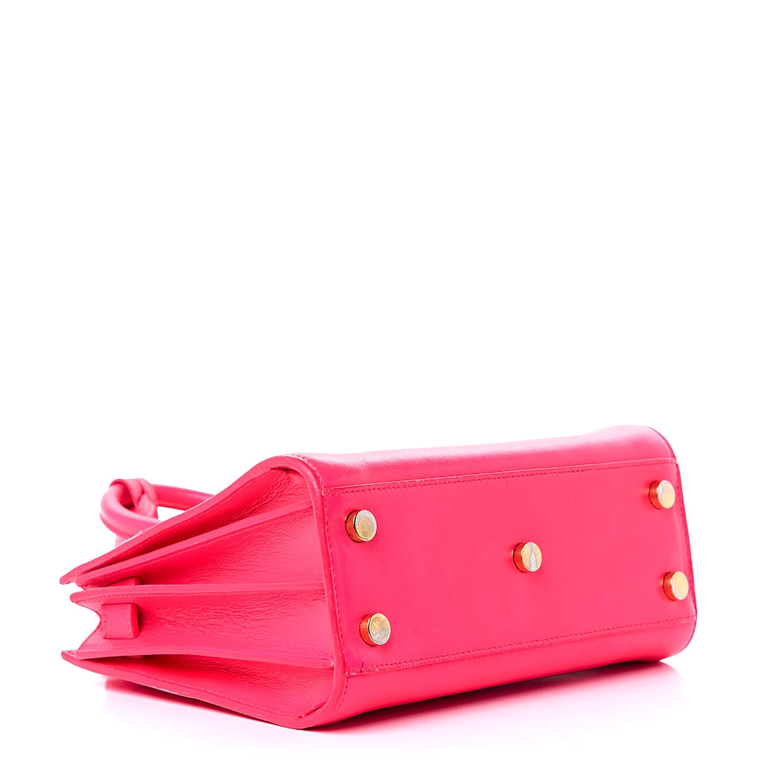 Saint Laurent Calfskin Nano Sac De Jour Fluo Pink 4 of 20