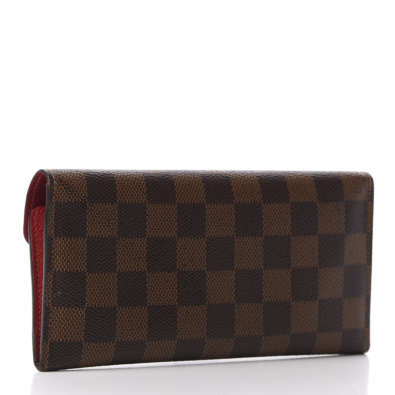 Louis Vuitton Damier Ebene Josephine Wallet Red 3 of 12