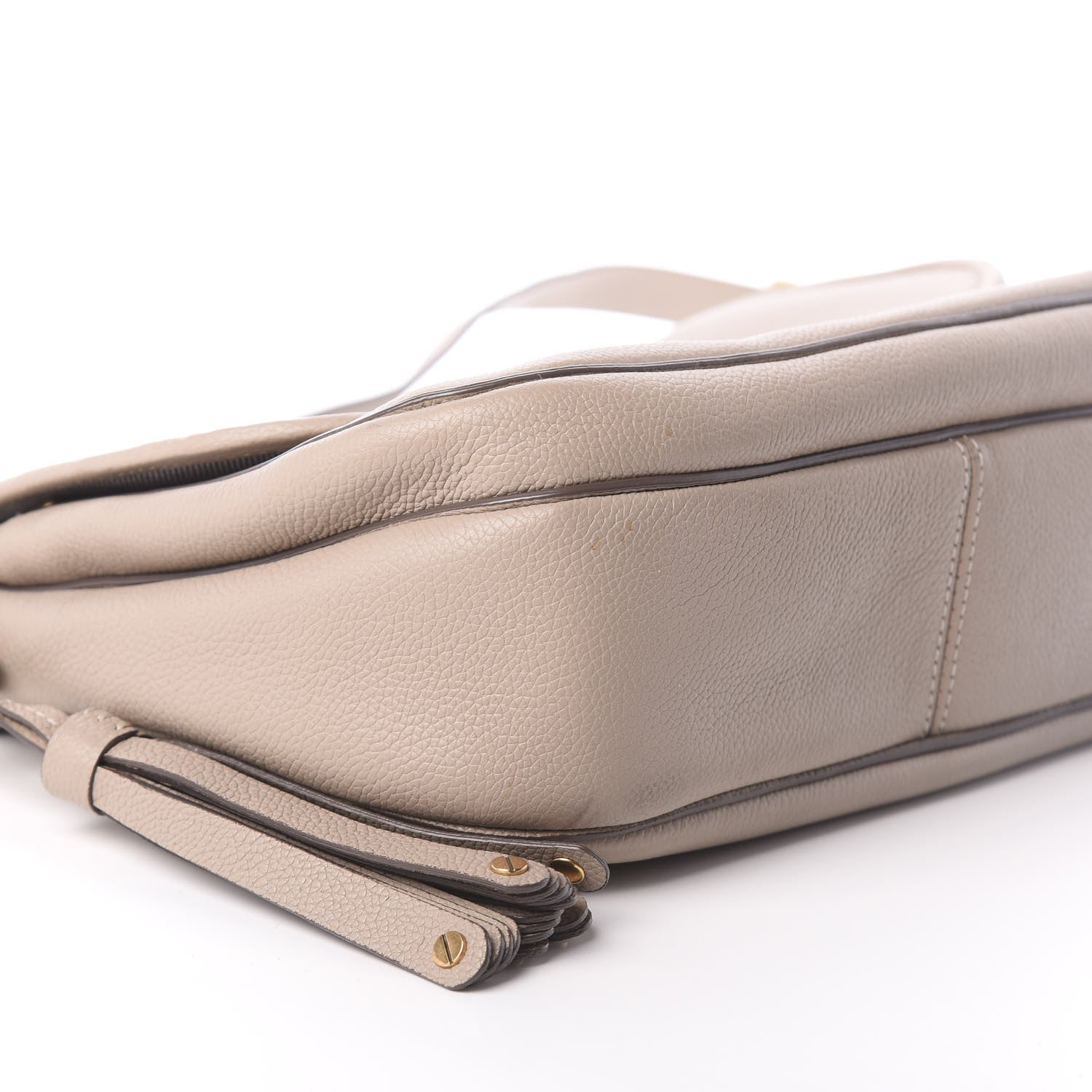 Marc Jacobs Calfskin Interlock Courier Messenger Taupe 8 of 9