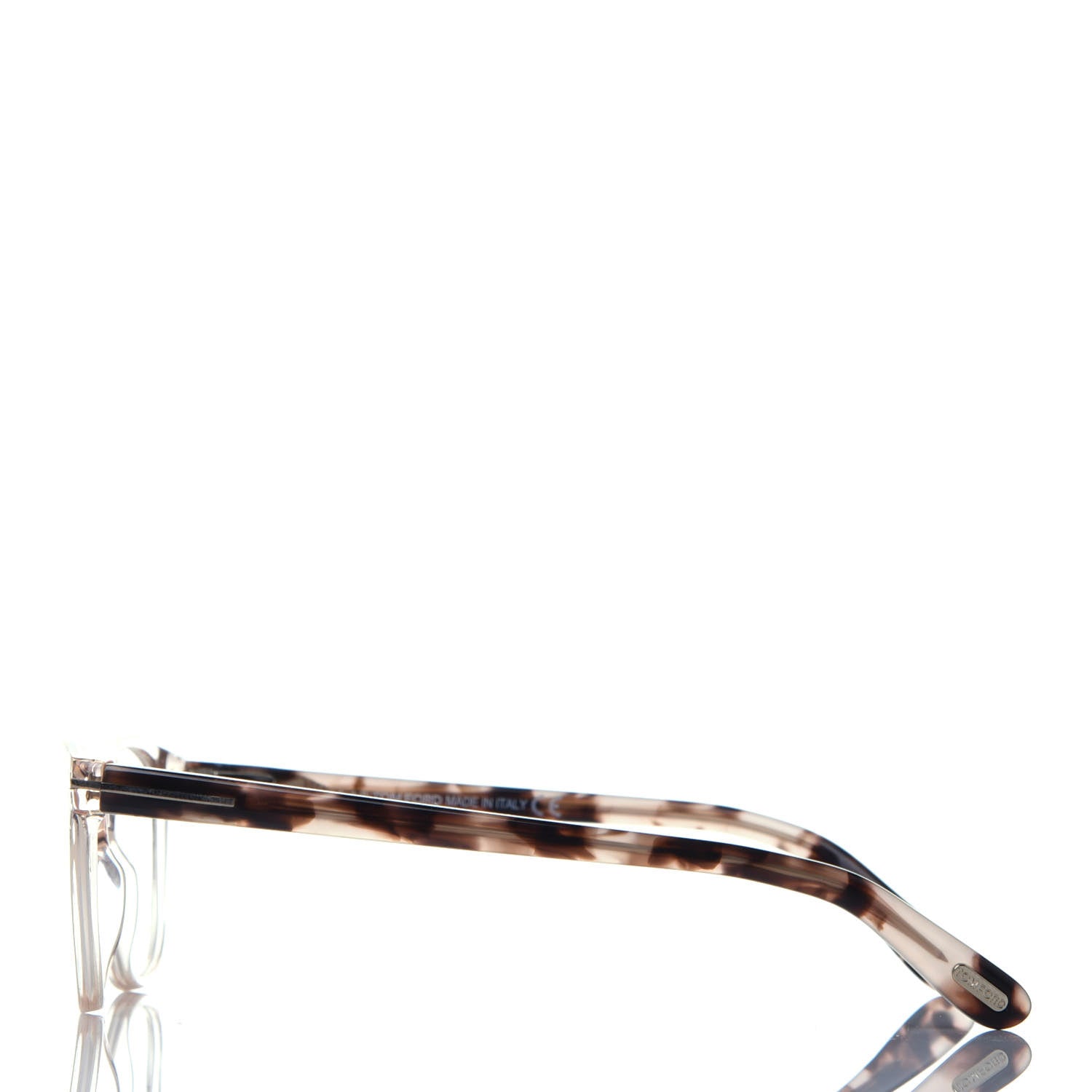 Tom Ford Acetate Blue Block Eyeglasses TF5638 Pink Ice White 3 of 8