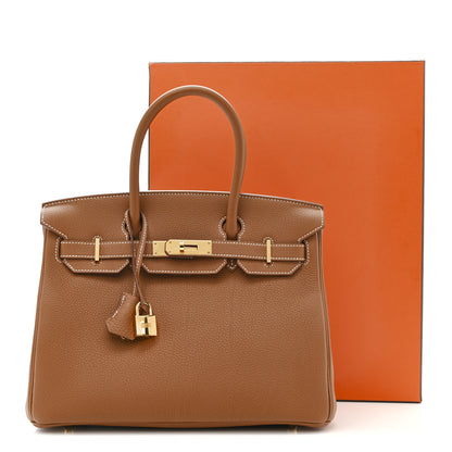 Hermes Togo Birkin 30 Gold 11 of 11