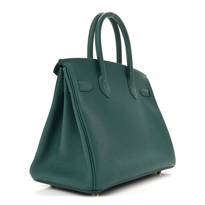 Hermes Togo Birkin 30 Malachite 5 of 23