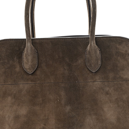 The Row Suede Soft Margaux 15 Nut Brown 7 of 9