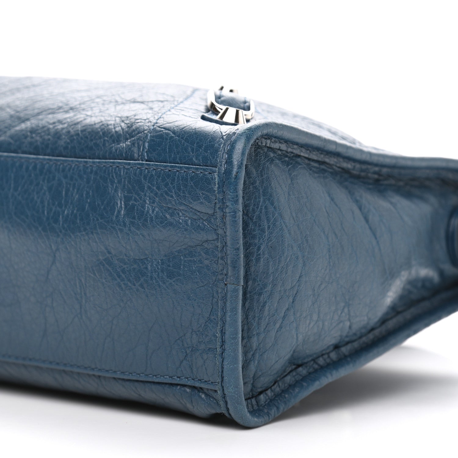 Balenciaga Agneau Classic Silver Hardware S City Bleu Profond 10 of 11