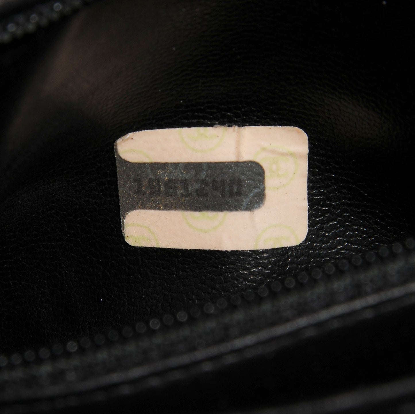 Patent Chevron Mini Flap Black