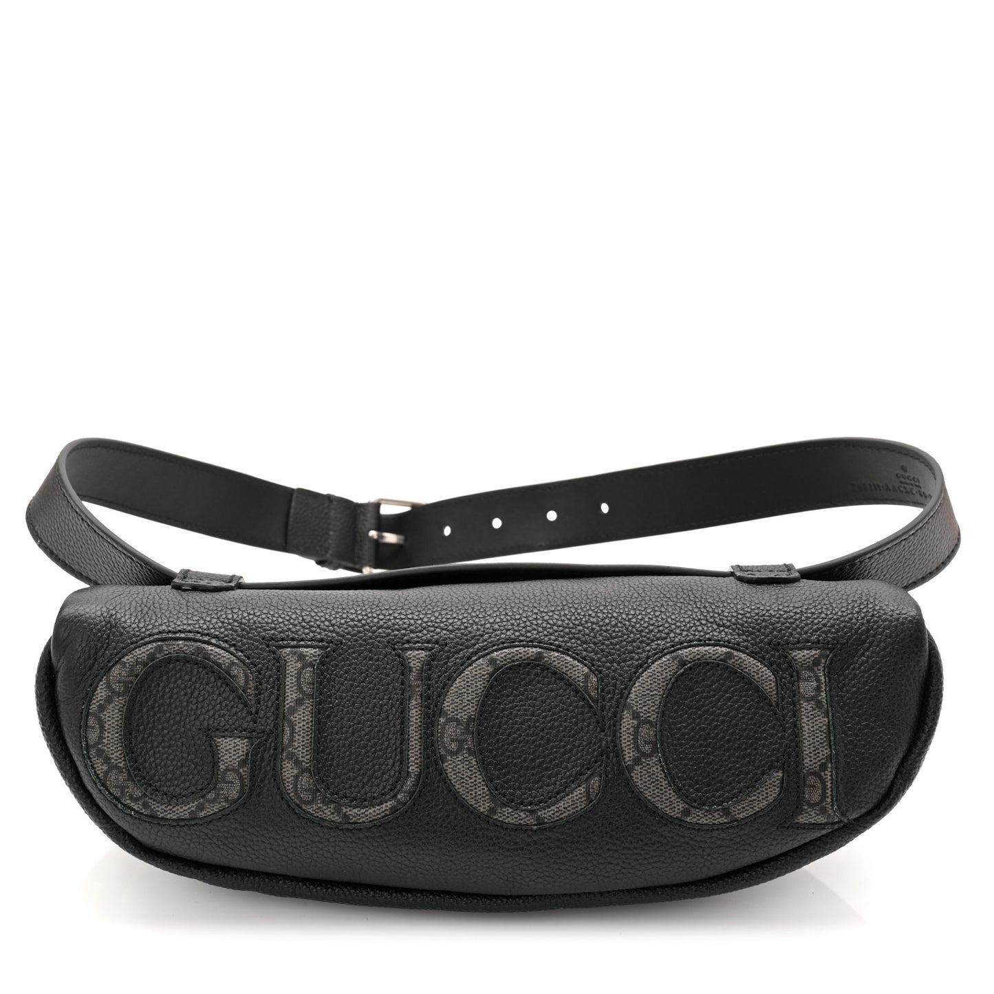 Grained Calfskin Embossed GG Monogram Belt Bag 80/32