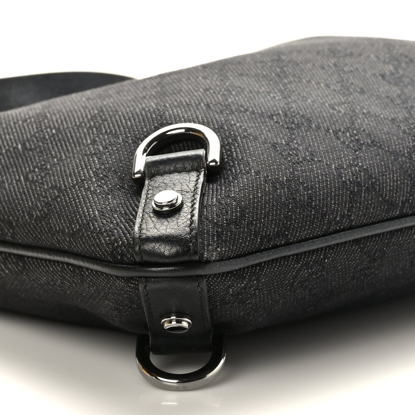 Monogram Abbey Messenger Bag Black