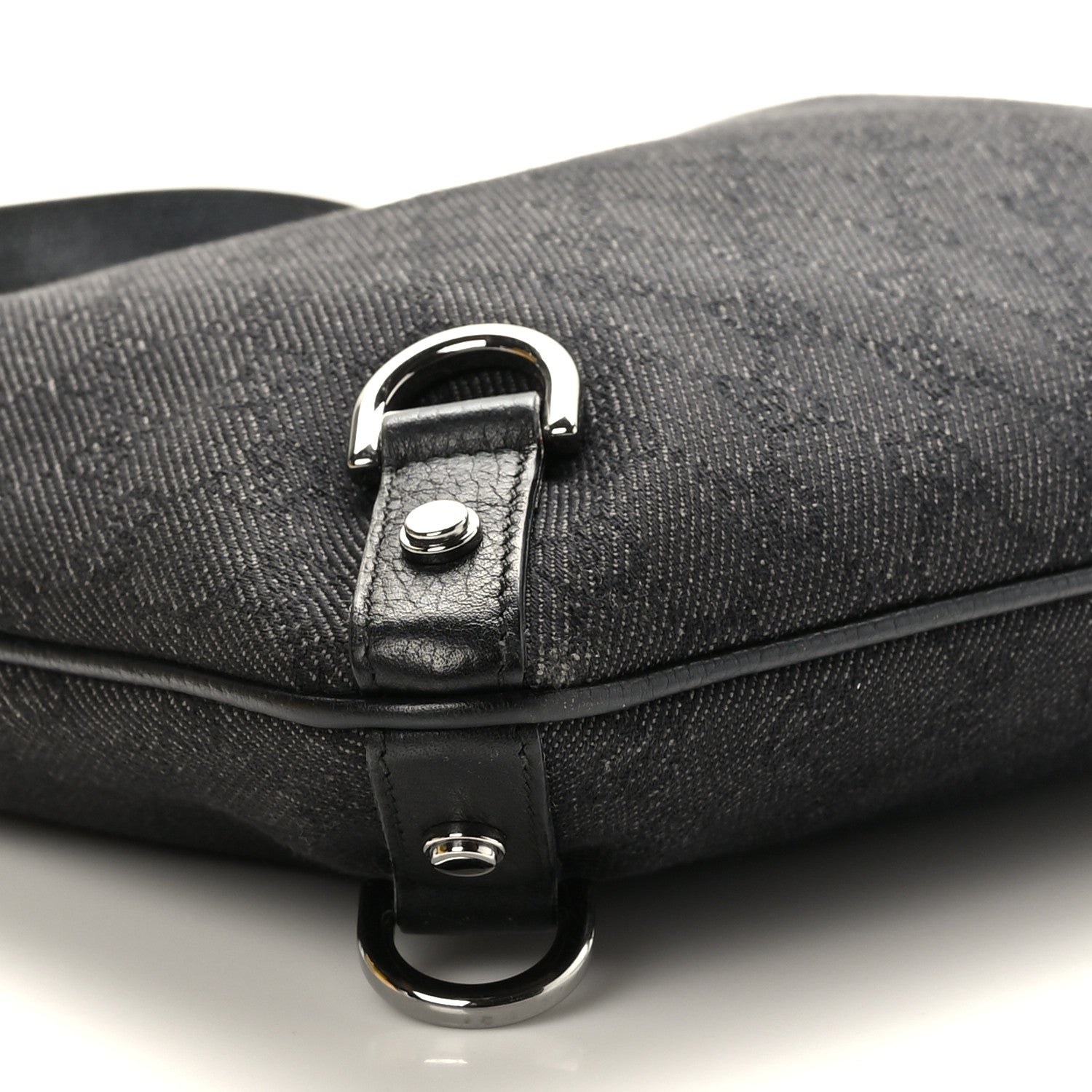 Gucci Monogram Abbey Messenger Bag Black 8 of 10